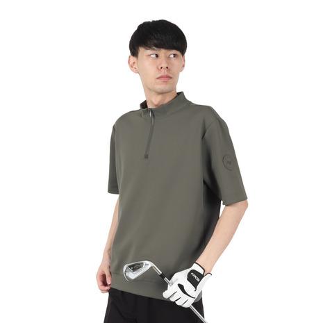 モコ（MOCO）（メンズ）ゴルフ 半袖 モックネック シャツ 21-2241241