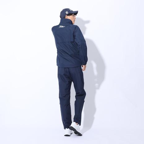 タイトリストTitleist レインウェアセット ネイビー/ホワイト (LL) タイトリスト（TITLEIST）（メンズ）ゴルフウェア アウター 24 レイン