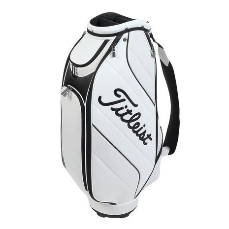 Titleist ホワイト 軽量キャディバッグ Titleist キャディバッグ 白 クラッシックデザイン タイトリスト