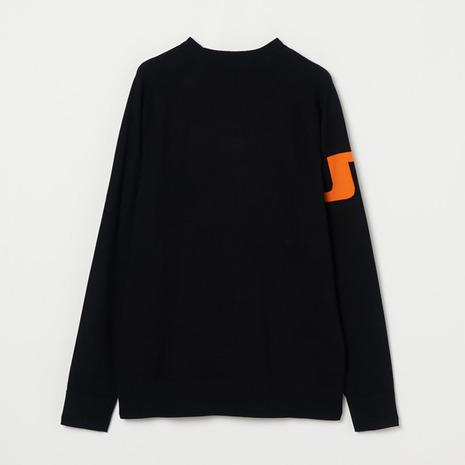 J.LINDEBERG（メンズ）ゴルフウェア 長袖 Gusten Knitted 袖ロゴ