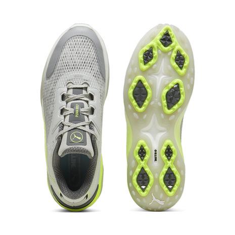 PUMA GOLF ☆プーマニトロ ゴルフシューズ ☆グレー/イエロー PUMA（プーマ） （メンズ）ゴルフシューズ 3E シャドウキャットニトロ