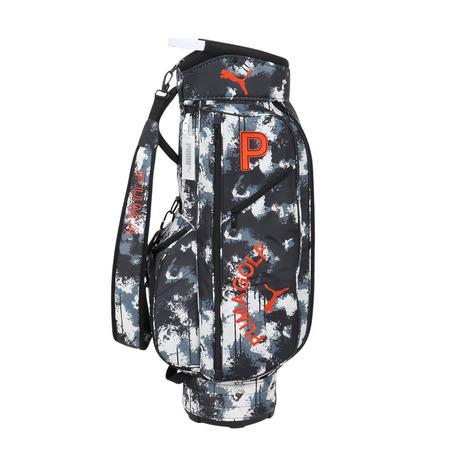 PUMA/プーマ ゴルフ キャディバッグ９型【黒/赤/白】美品！ PUMA プーマ（PUMA）（メンズ、レディース）ゴルフ スプラッシュ