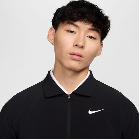 O*4様 NIKEGOLF ナイキゴルフ 中綿ジャケット NIKE（ナイキ） 【美品】ナイキゴルフ 中綿ジャケット 黒 ロゴレッド