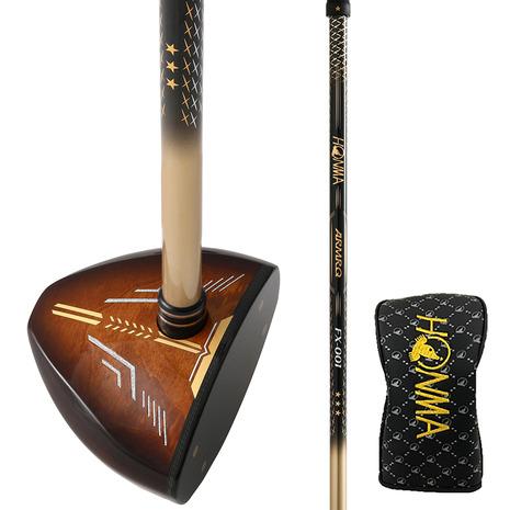 鳳凰 HONMA（ムツミホンマ） MUTSUMI ブラック/ゴールド 3本セット ゴルフクラブヘッド ホンマ MH488MAX フル ゴルフクラブ ゴルフバッグ・キャディバッグ