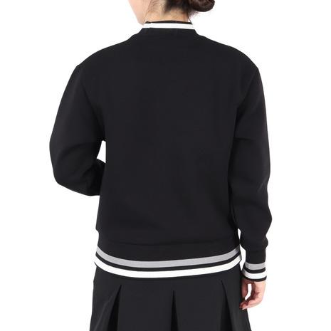NEW ERA ゴルフウェア レディース　スウェット トレーナー　ブラック ニューエラ（NEW ERA）（レディース）ゴルフウェア 保温 テック
