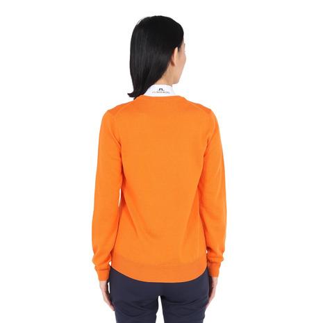 J.LINDEBERG（レディース）ゴルフウェア 防臭 Aria Knitted セーター 072-12911の画像