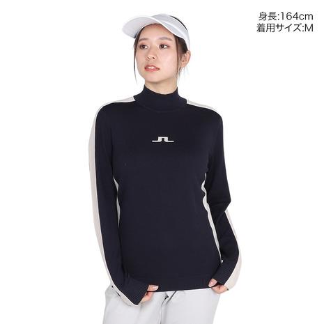 J.LINDEBERG（レディース）ゴルフウェア Adia Knitted 長袖 ハイネック