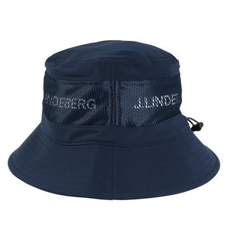 J.LINDEBERG（メンズ）ゴルフ 速乾 Denver Stripe バケットハット 073