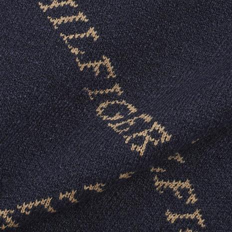 トミーヒルフィガーゴルフ（TOMMY HILFIGER GOLF）（レディース）ゴルフウェア 長袖 ジャガードボトルネックセーター THLA485-NVYの画像