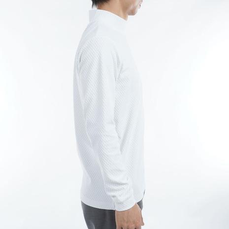 トミーヒルフィガーゴルフ（TOMMY HILFIGER GOLF）（メンズ）ゴルフウェア 長袖ハイネックシャツ THMA486-WHT_2