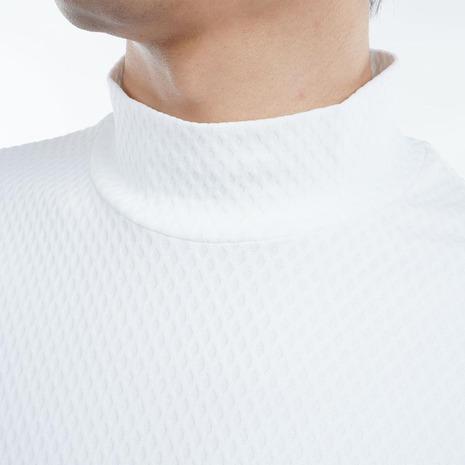 トミーヒルフィガーゴルフ（TOMMY HILFIGER GOLF）（メンズ）ゴルフウェア 長袖ハイネックシャツ THMA486-WHT_5