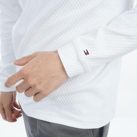 トミーヒルフィガーゴルフ（TOMMY HILFIGER GOLF）（メンズ）ゴルフウェア 長袖ハイネックシャツ THMA486-WHT_7