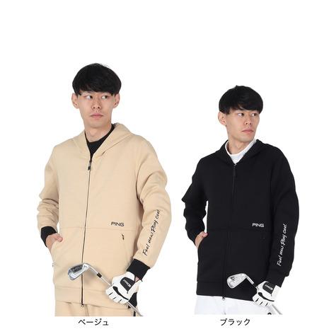 PING（ピン） （メンズ）ゴルフウェア 長袖パーカー ダンボールニット