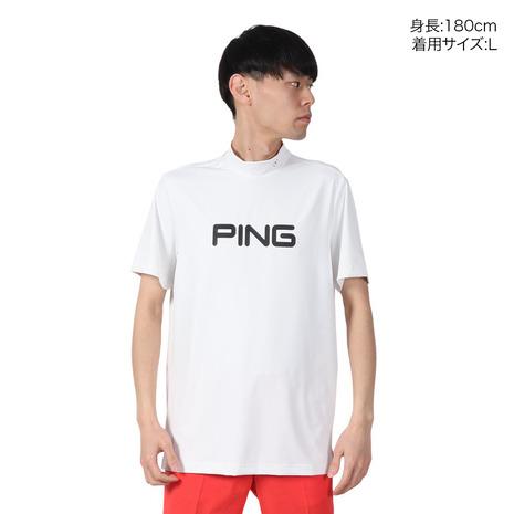 PING（ピン） （メンズ）ゴルフウェア 速乾 消臭 半袖 ハイネック