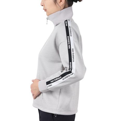 ニューバランス（new balance）（レディース）ゴルフウェア 長袖 スウェット ハーフジップ プルオーバー 012-4262504-020の画像