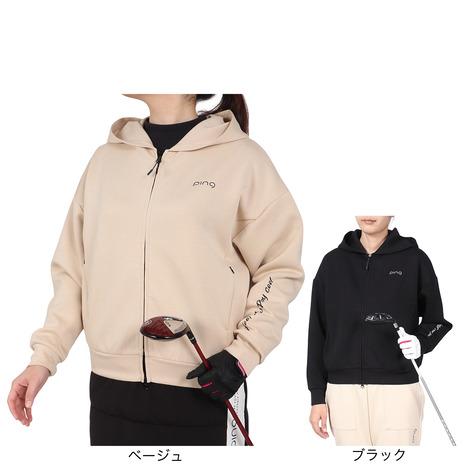 PING（ピン） （レディース）ゴルフウェア パーカー ダンボールニット