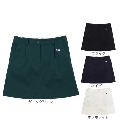 チャンピオン　ゴルフ　ストレッチ　はっ水　インナー付き　スカート Lサイズ チャンピオンゴルフインナーパンツ付ストレッチ撥水スカート L ネイビー