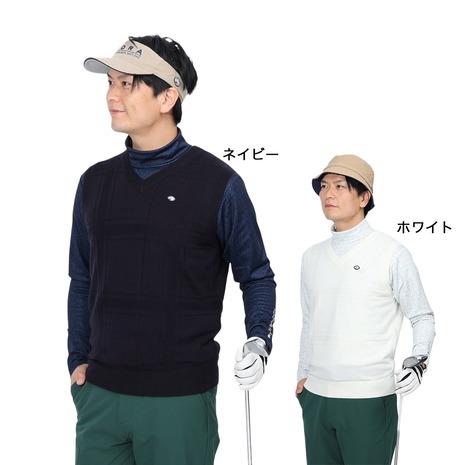 FIDRA（フィドラ） （メンズ）ゴルフウェア 軽量 Vネックベスト 