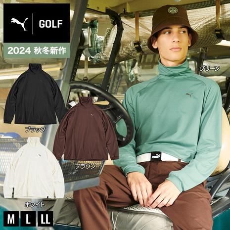 PUMA プーマ（PUMA）（メンズ）ゴルフウェア 裏起毛 バックプリント