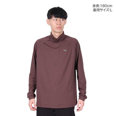 PUMA（プーマ） （メンズ）ゴルフウェア 裏起毛 バックプリント 長袖