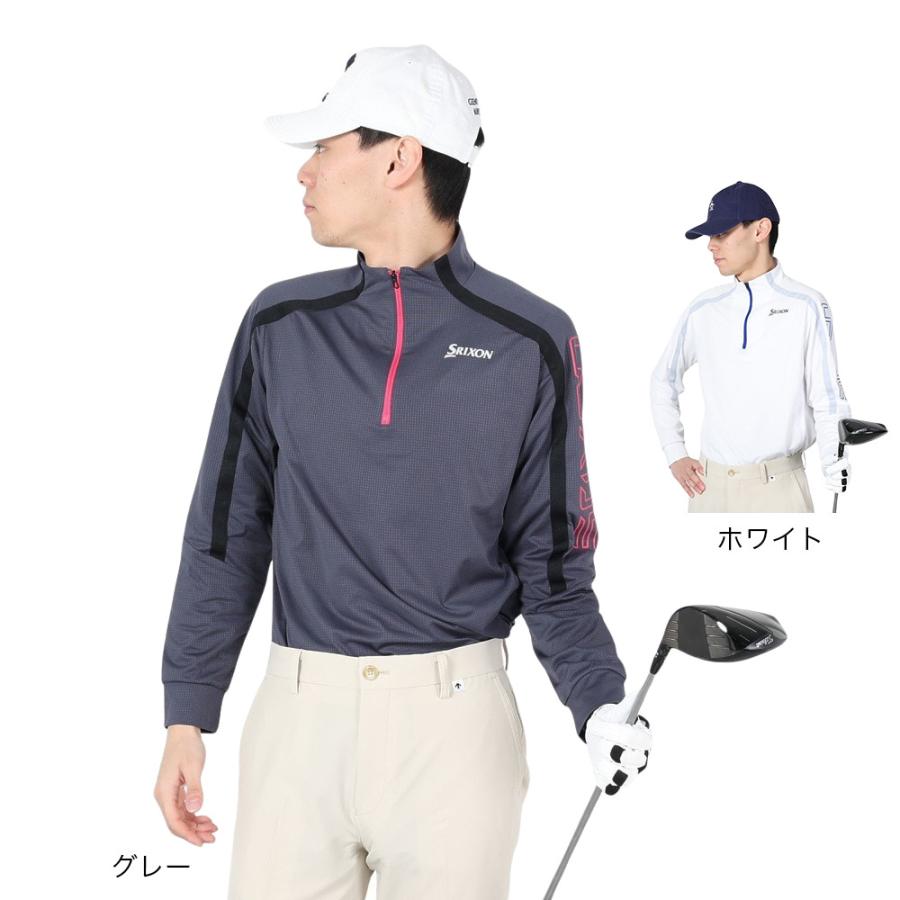 SRIXON スリクソン（SRIXON）（メンズ）ゴルフウェア 吸汗速乾 長袖 