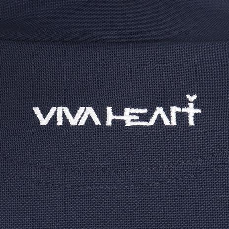 ビバハート（VIVA HEART）（レディース）ゴルフウェア 吸汗 速乾 接触冷感 アルコールインクアート コラボ 半袖 モックネック 012-28440-098_8
