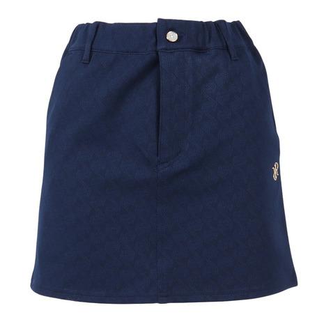 レザレクション Resurrectionネイビー 幾何学模様 スカート