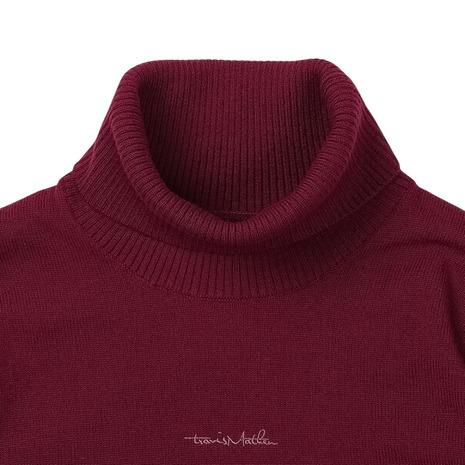 travisMathewトラヴィスマシュー バーガンディ タートルネックセーター トラヴィスマシュー（Travis Mathew）（メンズ）ゴルフウェア 長袖