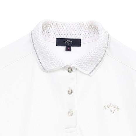 【本日限り価額】レディースゴルフジーフォアシャツ●襟・袖口バイカラー●半袖 Callaway（キャロウェイ） キャロウェイ（CALLAWAY）（レディース