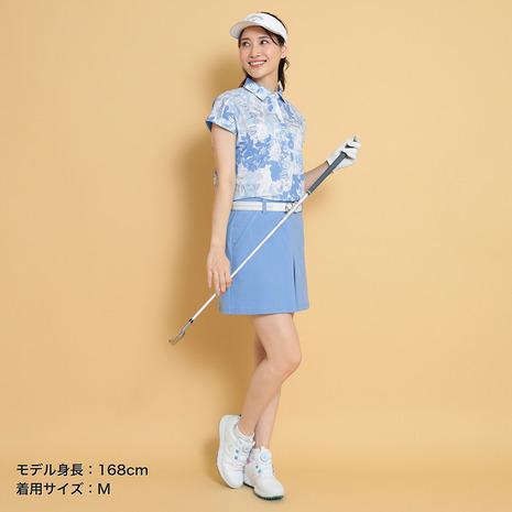 レディースゴルフウェア　メッシュシャツ　水色　Lサイズ Callaway（キャロウェイ） キャロウェイ（CALLAWAY）（レディース