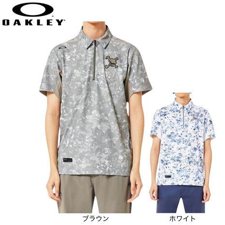 オークリー　ゴルフシャツ　スカル　2色セット　M OAKLEY（オークリー） （メンズ）ゴルフウェア 吸汗速乾 SKULL GEO