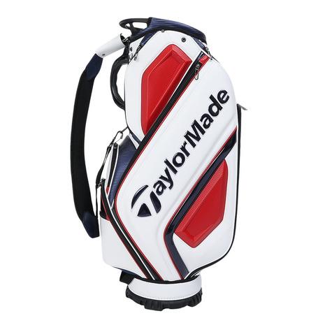 Taylormade ゴルフバッグ キャディバッグ 白 赤 TaylorMade（テーラーメイド） テーラーメイド（TAYLORMADE）（メンズ