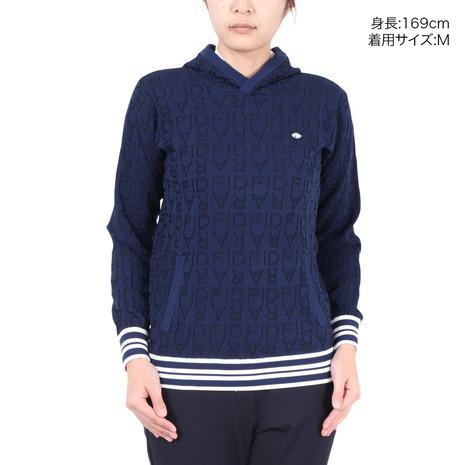 FIDRA（フィドラ） （レディース）ゴルフウェア 長袖パーカー ニット