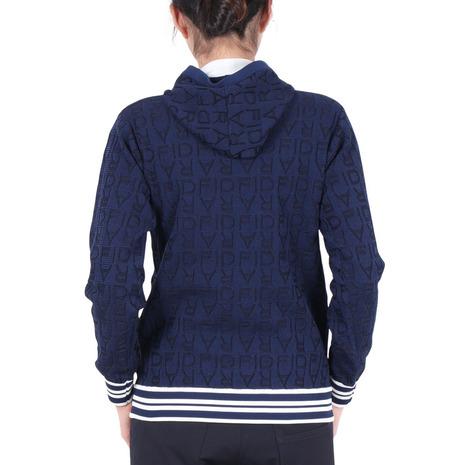 FIDRA（フィドラ） （レディース）ゴルフウェア 長袖パーカー ニット