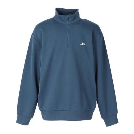J.LINDEBERG(J.LINDEBERG)ゴルフウェア アウター Tino ハーフジップ 長袖 スウェットシャツ 071… J.LINDEBERG（J.LINDEBERG）（メンズ）ゴルフウェア アウター Tino
