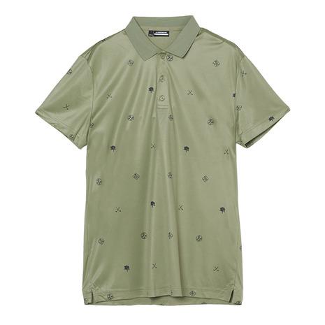 J.LINDEBERG(J.LINDEBERG)ゴルフウェア クラブハウスモチーフ 半袖ポロシャツ 071-23244-042… J.LINDEBERG（J.LINDEBERG）（メンズ）ゴルフウェア クラブハウス