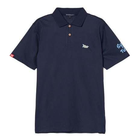 希少モデル! 新品未使用品 ANEW GOLF メンズ半袖ポロシャツ ブルーロゴ adidas（アディダス） ゴルフウェア 半袖シャツ 春 夏 PRIMEKNIT