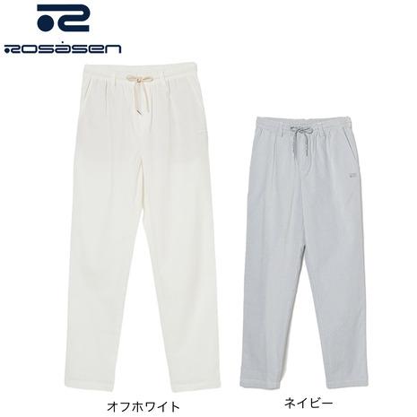 ROSASEN(ROSASEN)ゴルフウェア 吸水速乾 クールマックス シアサッカー ロングパンツ 045-73412-25S… Rosasen（ロサーセン） ROSASEN（レディース）ゴルフウェア 吸水速乾