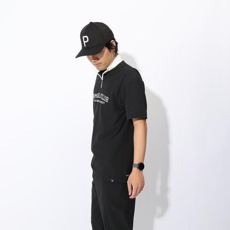 PUMA（プーマ） （メンズ）ゴルフウェア 吸汗速乾 半袖 ハーフジップ