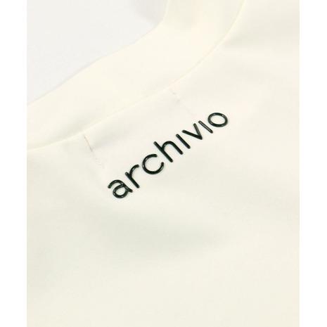 アルチビオ（archivio）（レディース）ゴルフウェア 半袖 モックネック ドッキングプルオーバー A459303-191の画像