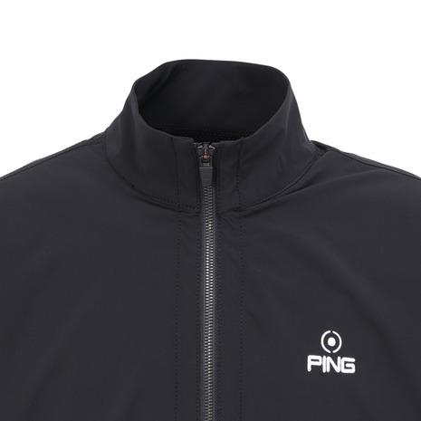 ping ゴルフウェア メンズ ストレッチ フルジップブルゾン 未使用タグ付XL PING（ピン） （メンズ）ゴルフウェア アウター ドビーストレッチ