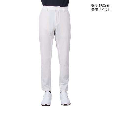 PING ゴルフパンツ メンズ ホワイト Lサイズ 新品タグ付き PING（ピン） （メンズ）ゴルフウェア ひんやり素材 二重織ストレート