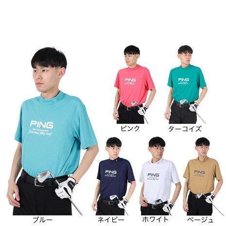 PING（ピン） （メンズ）ゴルフウェア モックネック プレーティング