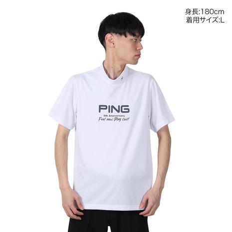 PING（ピン） （メンズ）ゴルフウェア モックネック プレーティング