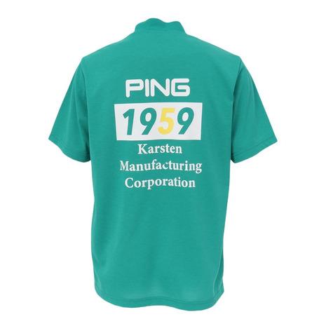 PING（ピン） （メンズ）ゴルフウェア モックネック プレーティング