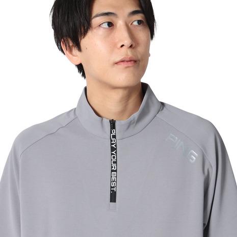 PING（ピン） （メンズ）ゴルフウェア 速乾 ダブルメッシュ 半袖