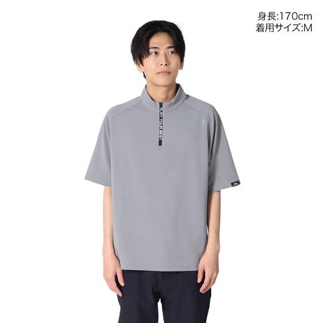 PING ゴルフウェア　グレー　半袖　新品未使用　Lサイズ PING（ピン） （メンズ）ゴルフウェア 速乾 ダブルメッシュ 半袖