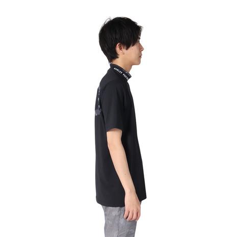 【新品】OAKLEY メンズ ゴルフ モックネックシャツ　size L オークリー（OAKLEY）（メンズ）ゴルフウェア PLEASANT 長袖