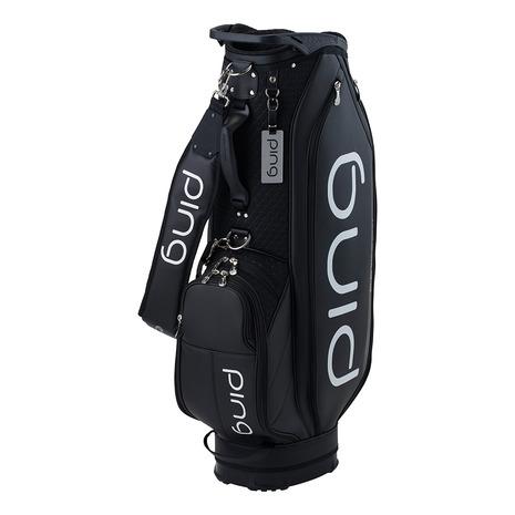 PING ピン キャディバッグ ゴルフバッグ ブラック 9型 dショッピング |ピン PING フーファーカート キャディバッグ ブラック