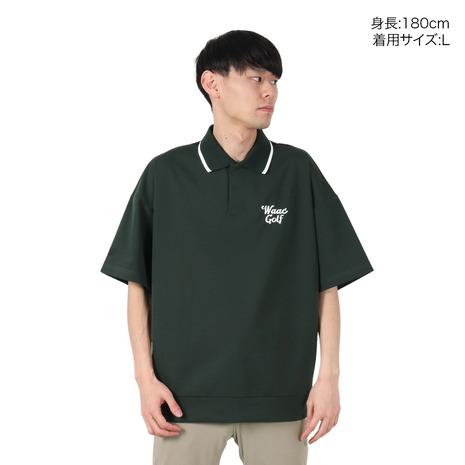 ワック（WAAC）（メンズ）ゴルフウェア ライトストレッチポンチ 半袖